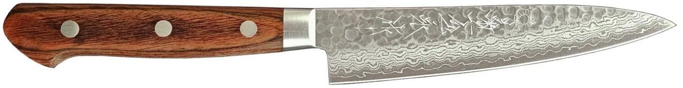Warikomi Damascus Tsuchime Knives